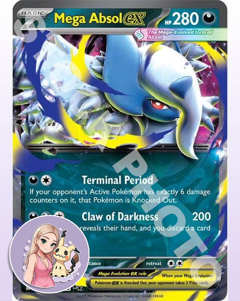 Mega Absol ex #086 - Mega Evolutions