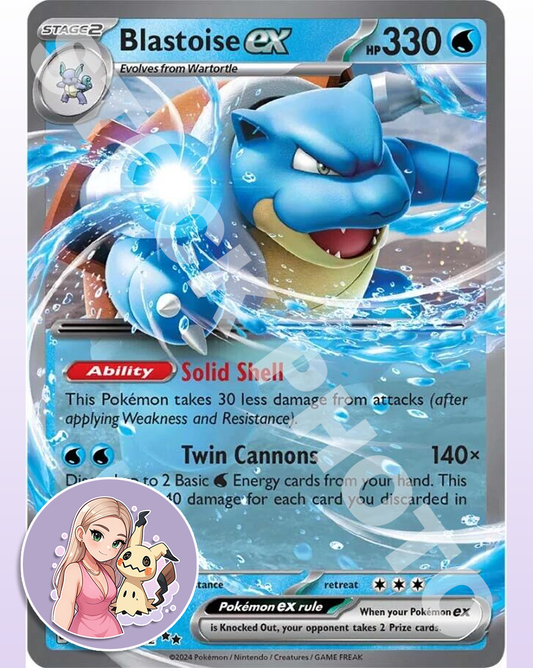 Blastoise ex #030 - Stellar Crown