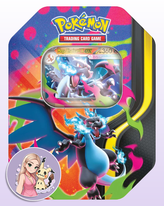 Pokémon TCG - Mega Charizard X ex Tin