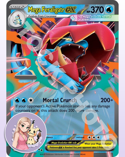 Mega Feraligatr ex #43 - Ascended Heroes