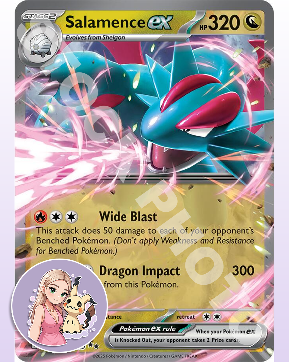 Salamence ex #114 - Journey Together