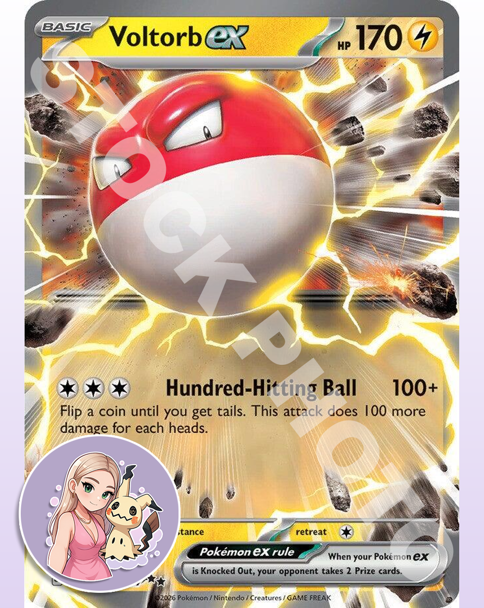 Voltorb ex #58 - Ascended Heroes