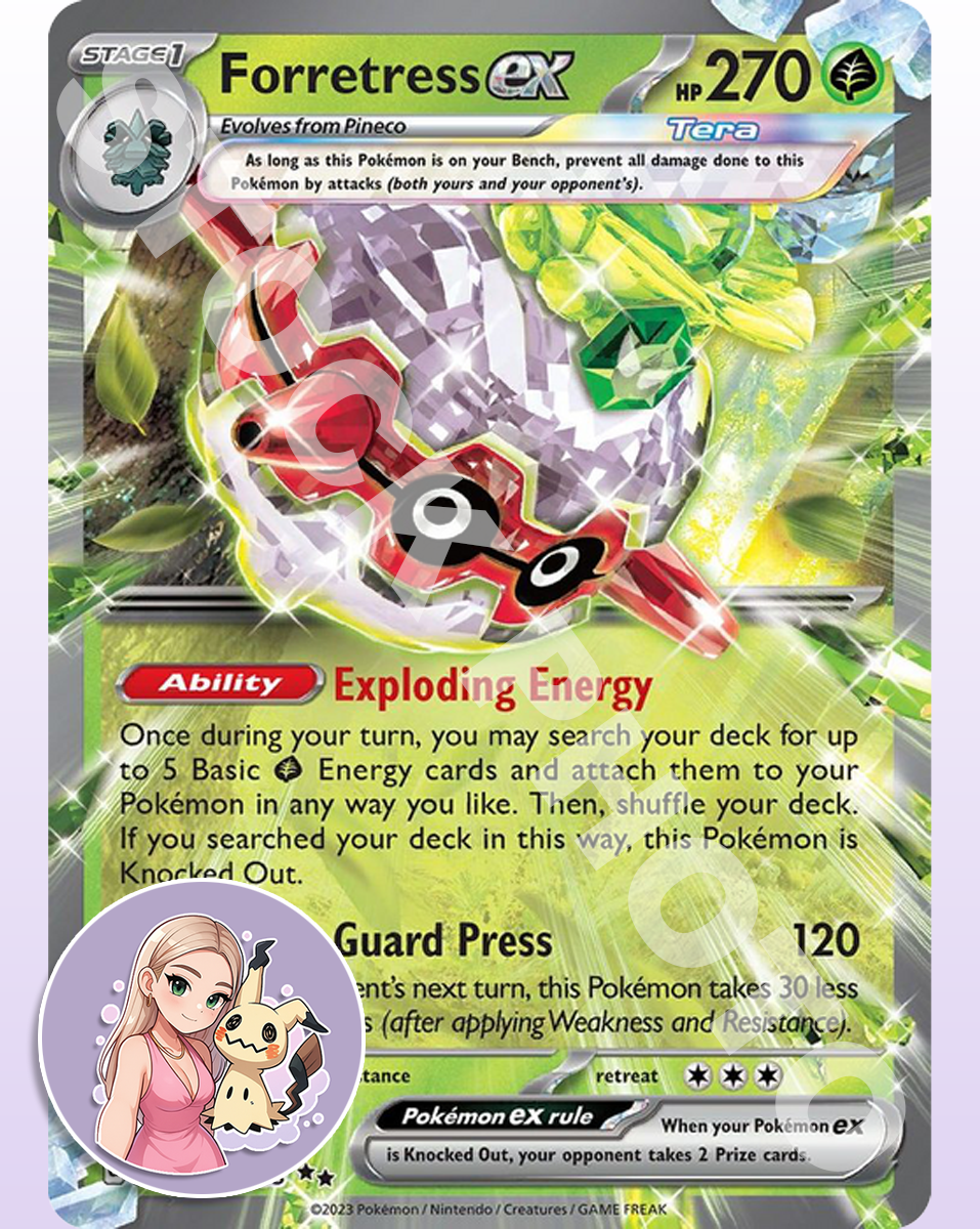 Forrestress ex #5 - Paldea Evolved