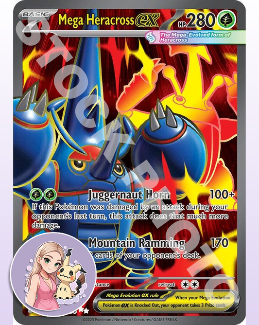 Mega Heracross ex - 108/094 - Phantasmal Flames