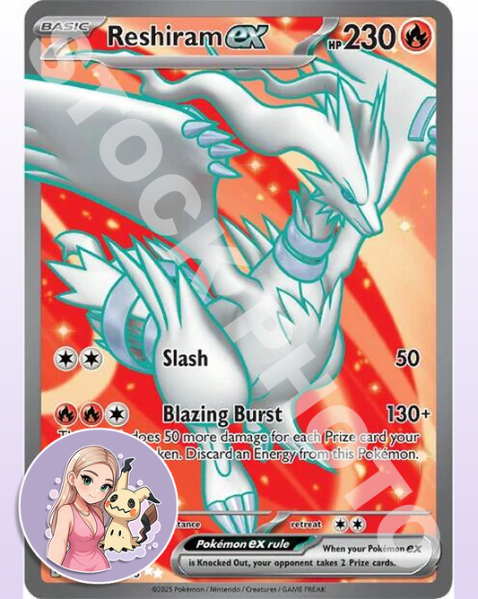 Reshiram ex - 158/086 - White Flare