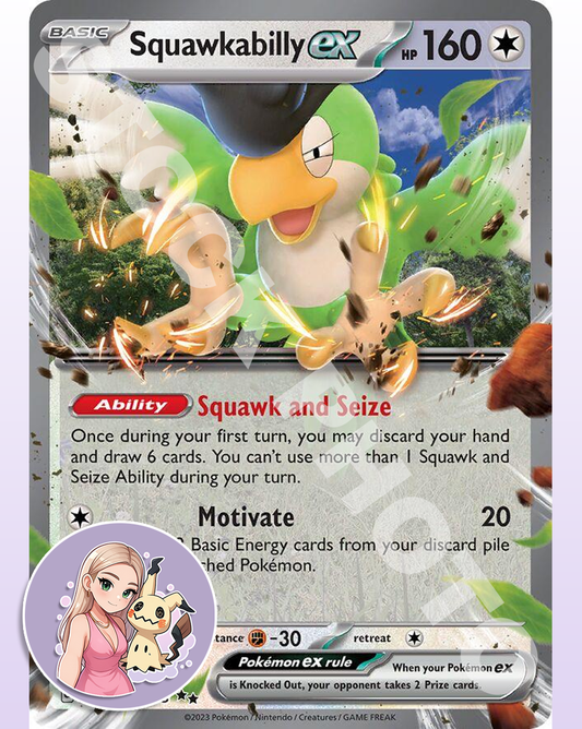 Squawkabilly ex #169 - Paldea Evolved